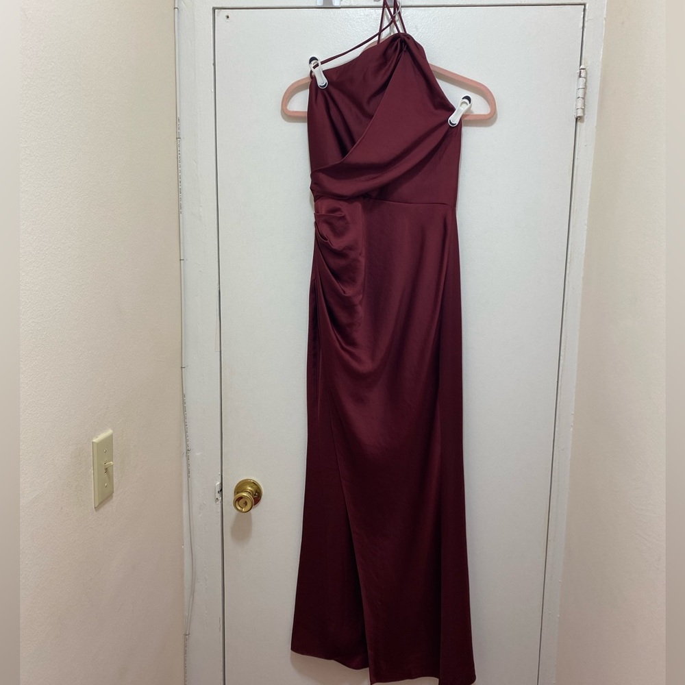 NWOT Significant Other Gracie one shoulder cocktail maxi dress. Size US2. - Picture 3 of 11